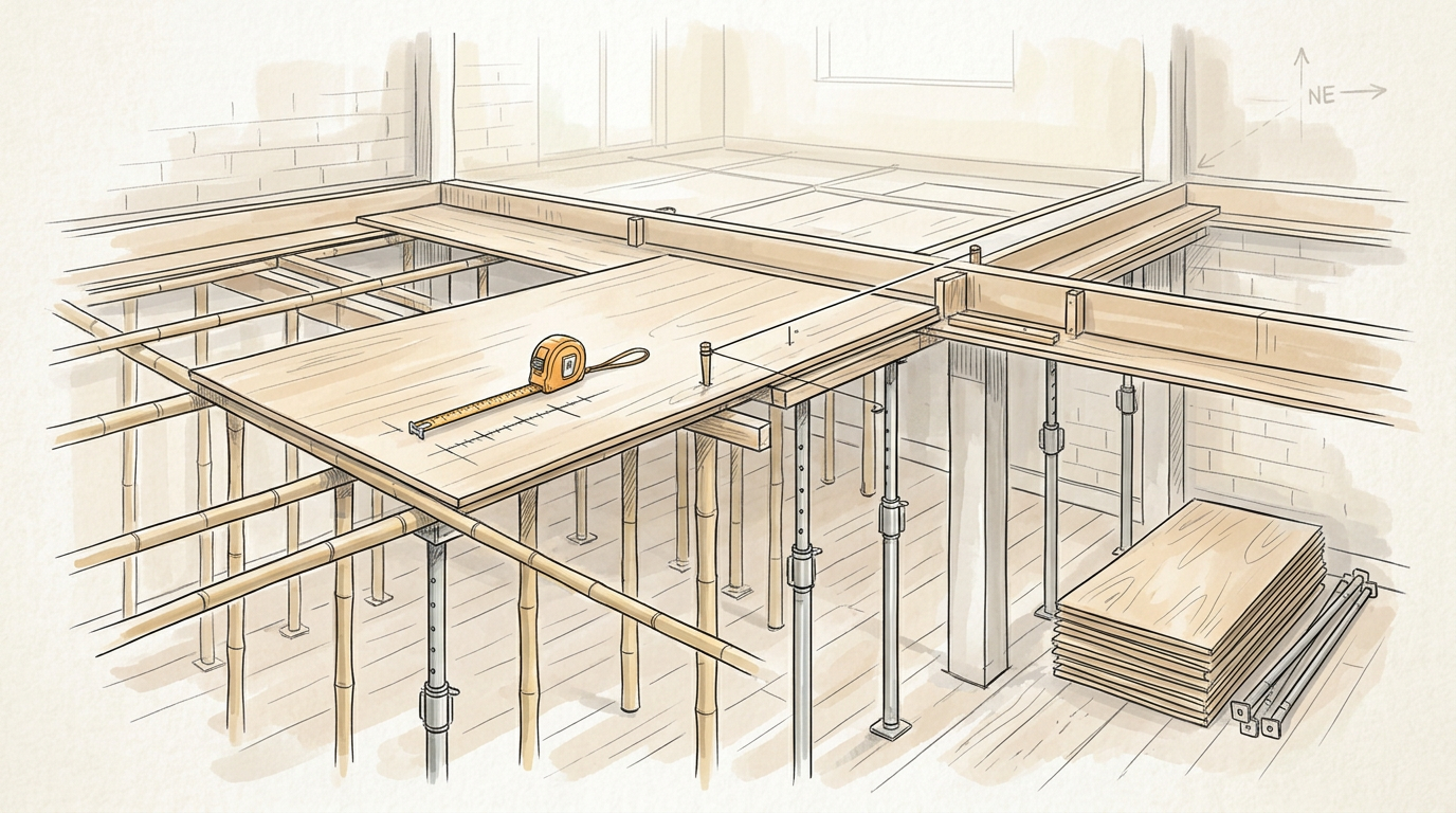 Shuttering & Staging Process Explained
