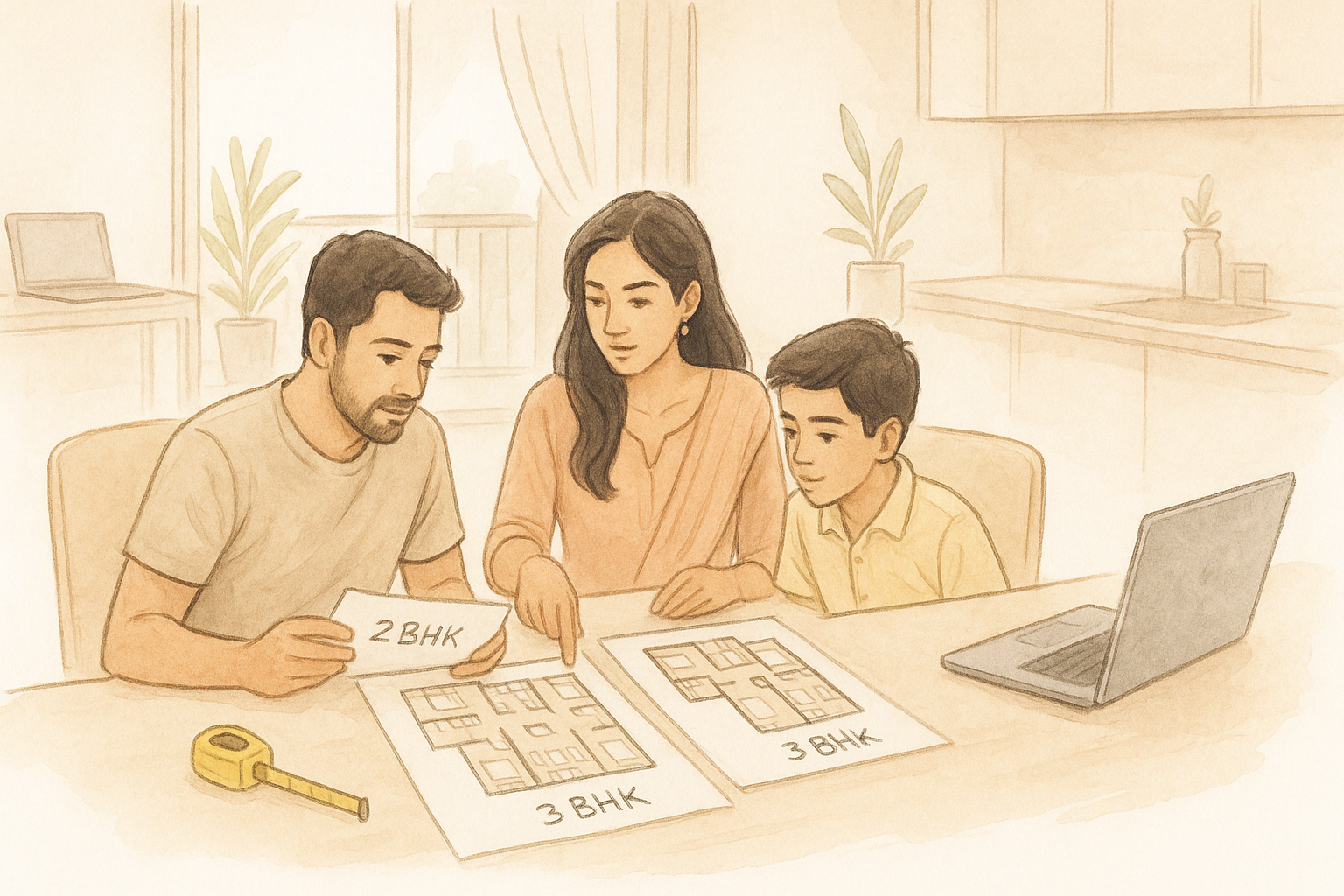 1/2/3 BHK – what should you choose?