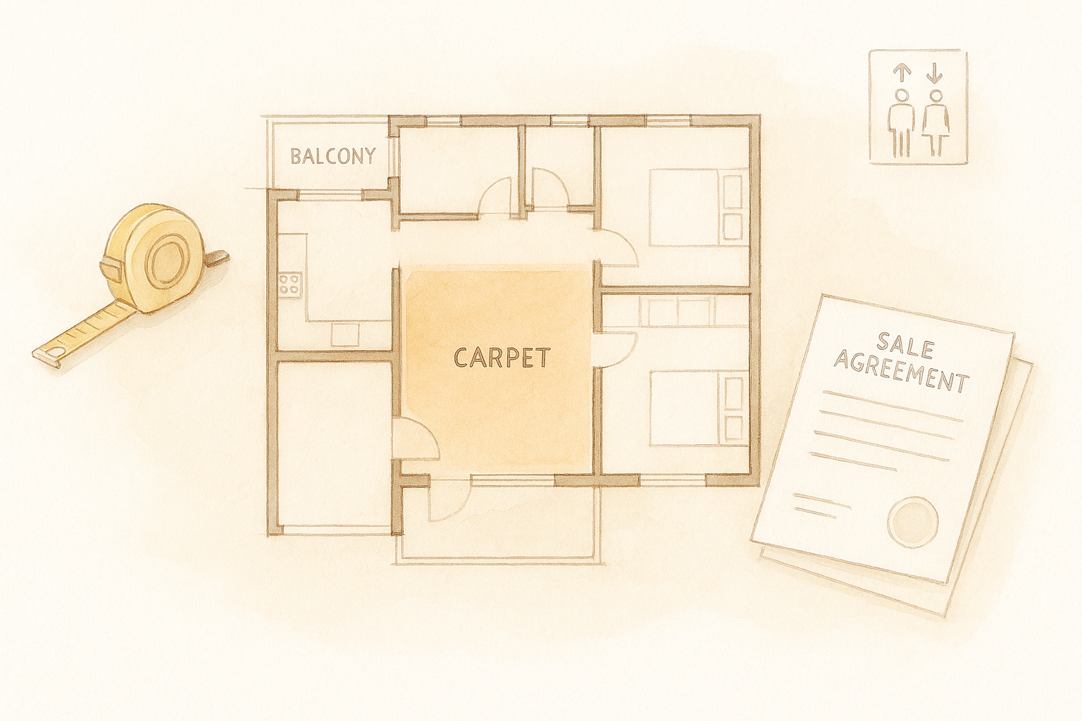 Carpet vs Built-up vs Super Built-up